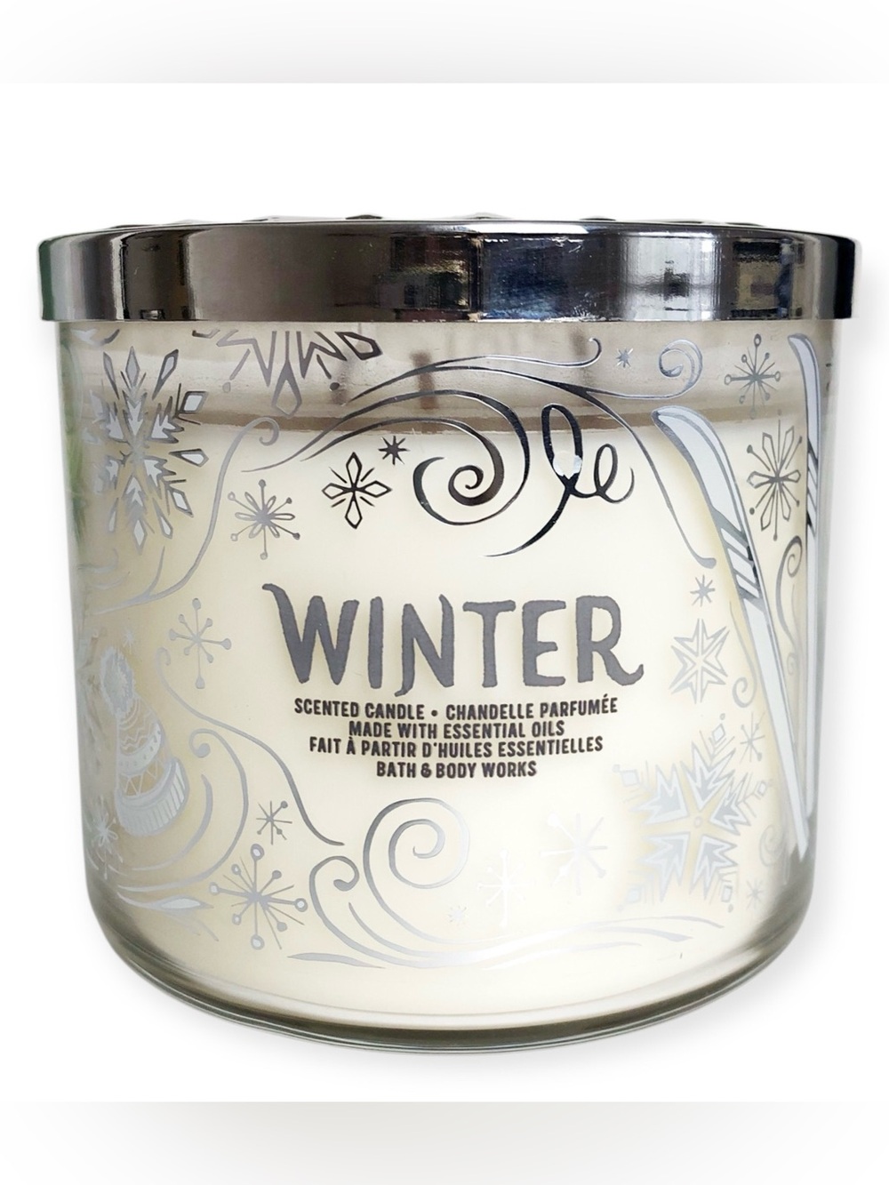 Bath & Body Works Winter 3 Wick Scented Candle NWT Holidays Christmas